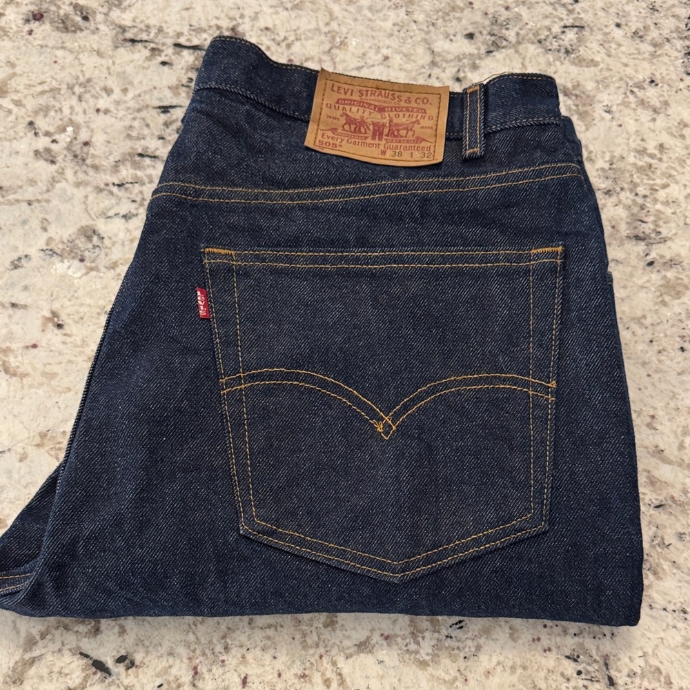 Levi's Dark Blue Straight Jeans